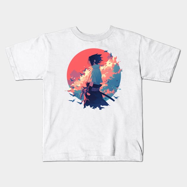 sasuke Kids T-Shirt by peterdoraki